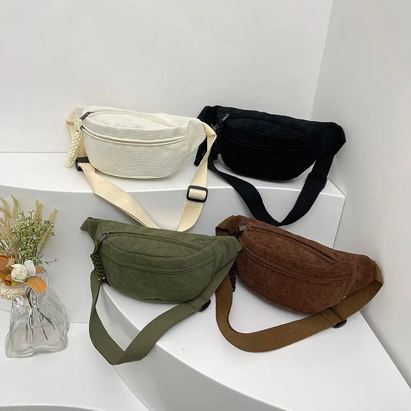 Lässige Cordtasche für Damen – Avelisse