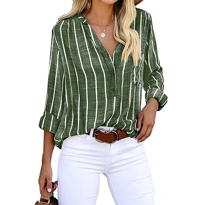 Elegante gestreifte Bluse