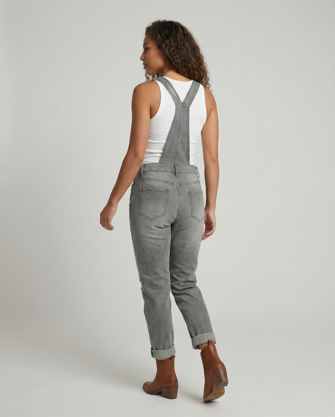 Damen Zerrissener Overall mit Eleganter Passform & Komfort | Echoarchiv