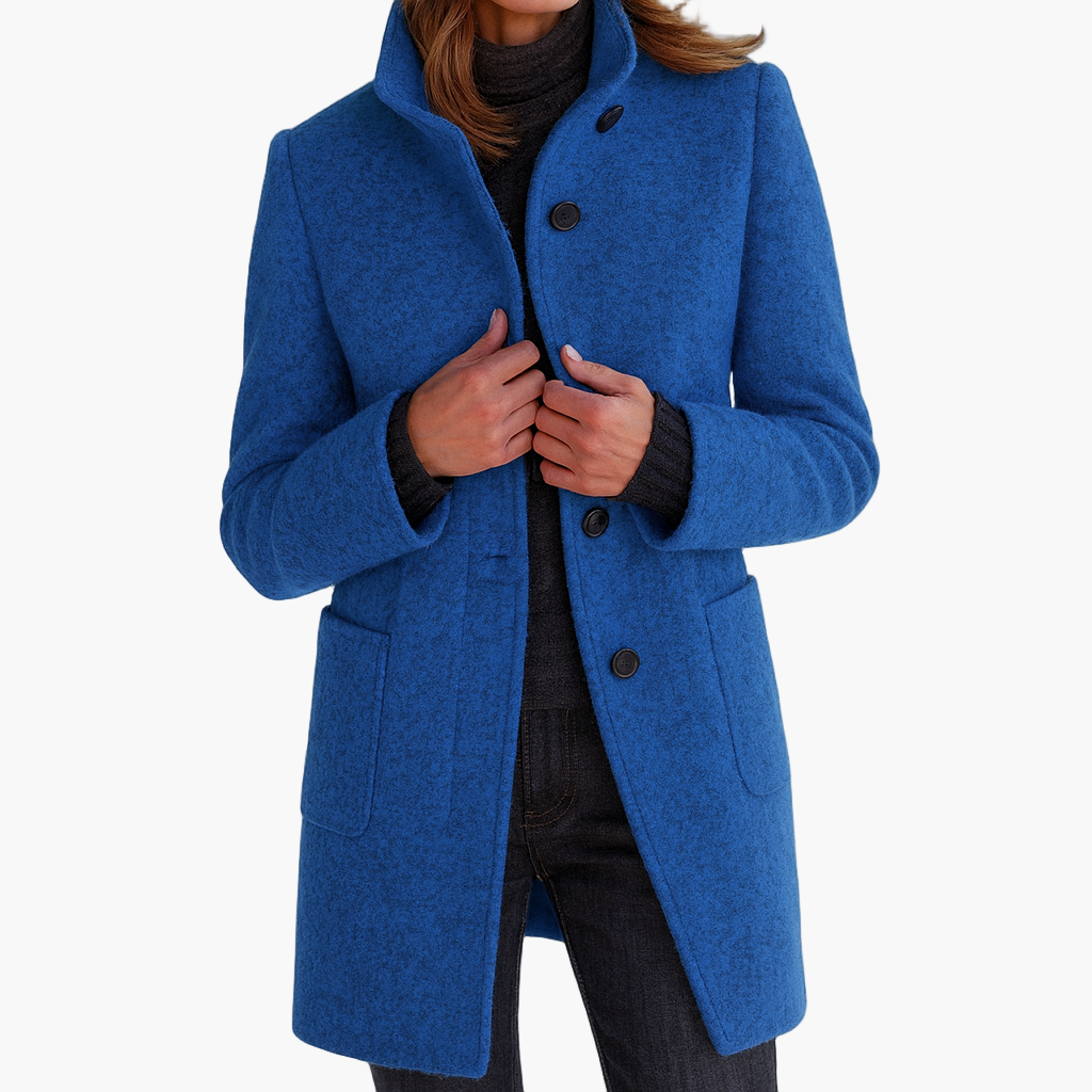 Damen Textil Kurzmantel mit Echoarchivrnem & Elegantem Design | Echoarchiv