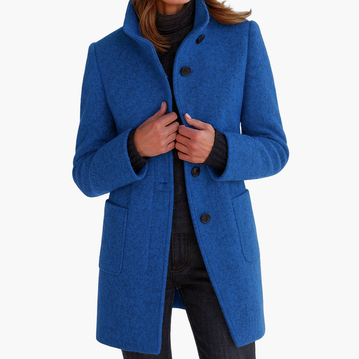 Damen Textil Kurzmantel mit Echoarchivrnem & Elegantem Design | Echoarchiv