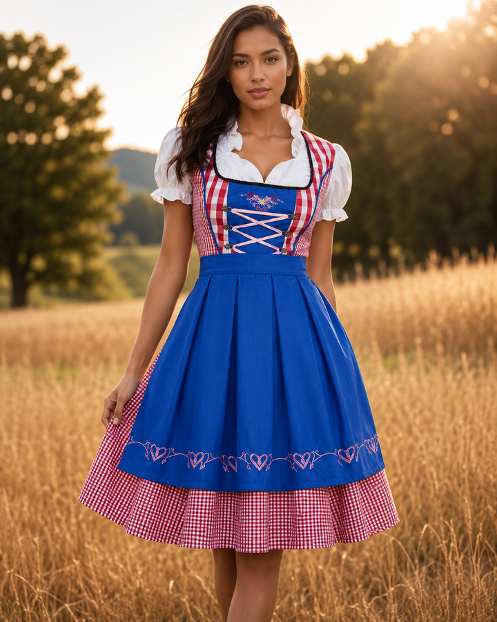 Echoarchiv | Karierte Oktoberfest Dirndl
