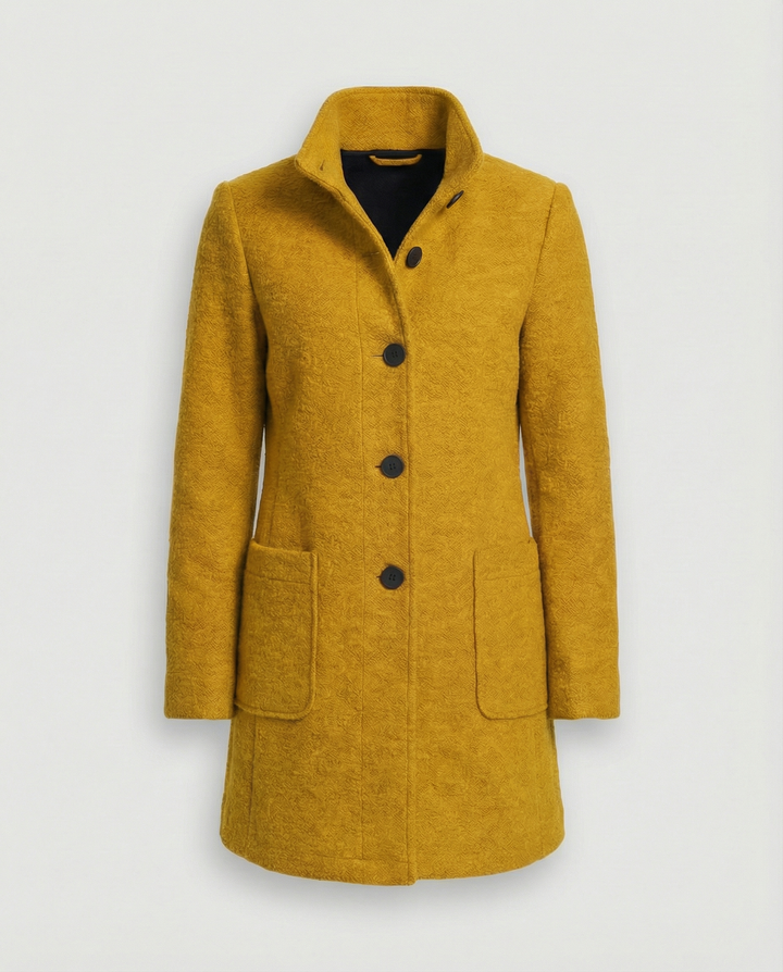 Damen Textil Kurzmantel mit Echoarchivrnem & Elegantem Design | Echoarchiv