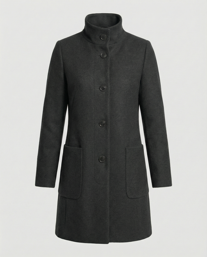 Damen Textil Kurzmantel mit Echoarchivrnem & Elegantem Design | Echoarchiv