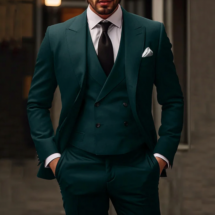 Herren Smoking 3-teilig - Blazer, Weste & Hose – Marzano