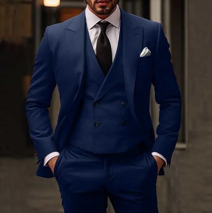 Herren Smoking 3-teilig - Blazer, Weste & Hose – Marzano