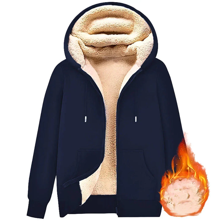 Echoarchiv | Hoodie aus Lambswool - warmes & weiches SwEchoarchivtshirt mit Kapuze und plüschigem Futter für den Winter