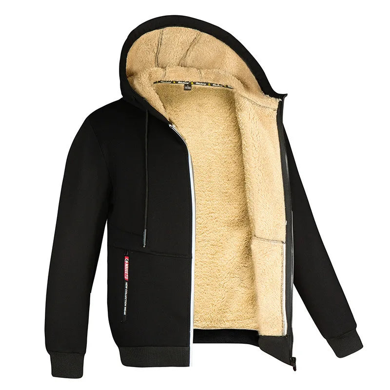 Echoarchiv | Hoodie aus Lambswool - warmes & weiches SwEchoarchivtshirt mit Kapuze und plüschigem Futter für den Winter