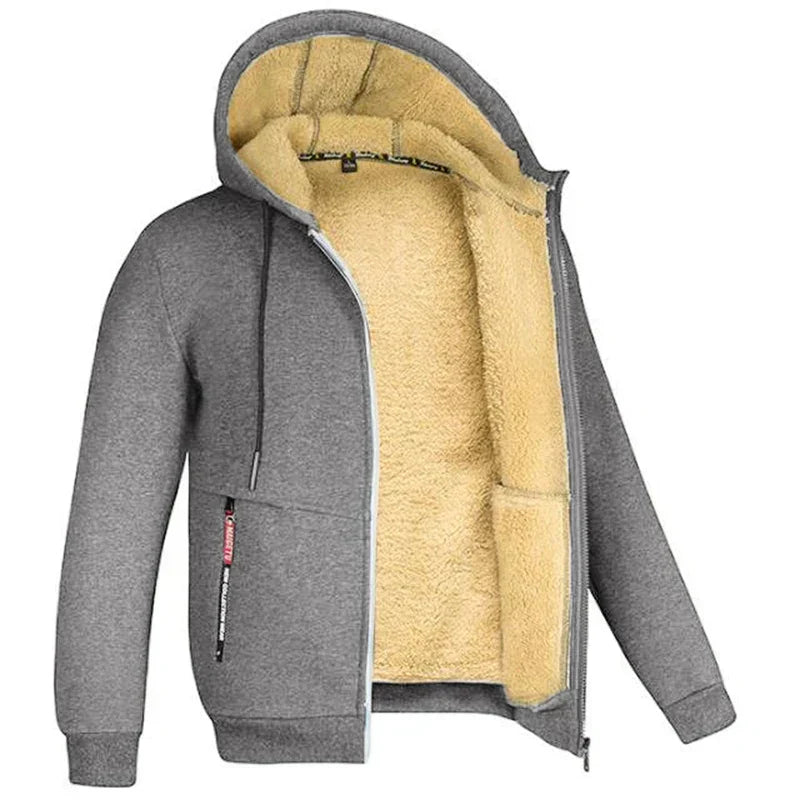Echoarchiv | Hoodie aus Lambswool - warmes & weiches SwEchoarchivtshirt mit Kapuze und plüschigem Futter für den Winter