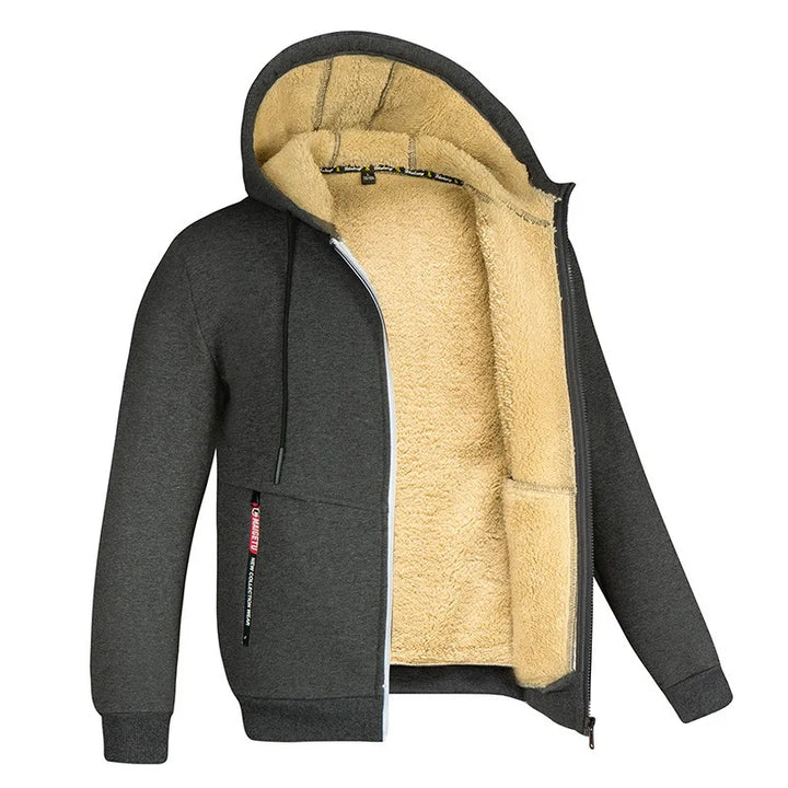 Echoarchiv | Hoodie aus Lambswool - warmes & weiches SwEchoarchivtshirt mit Kapuze und plüschigem Futter für den Winter
