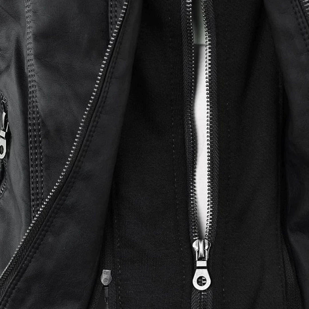 Echoarchiv | Stilvolle Motorradjacke mit Kapuze