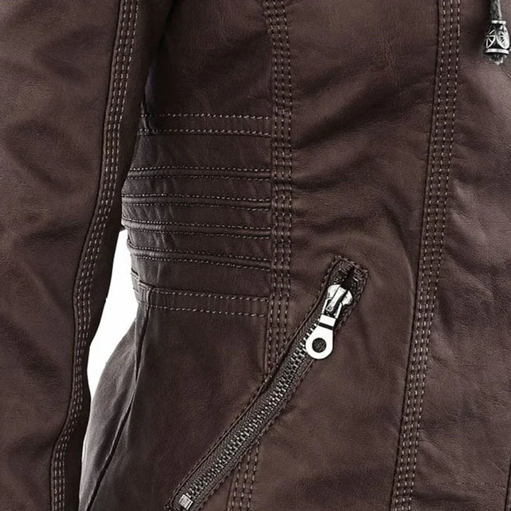 Echoarchiv | Stilvolle Motorradjacke mit Kapuze