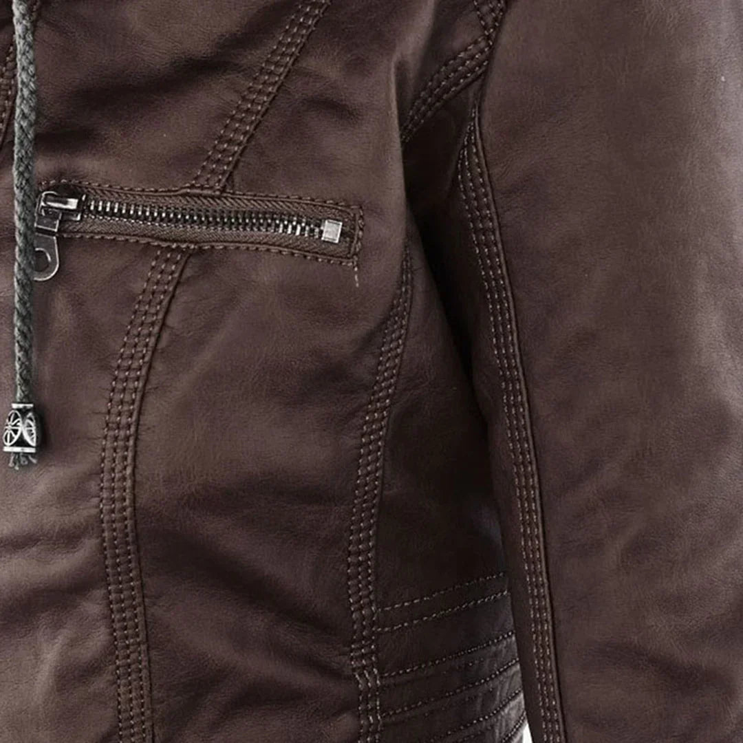 Echoarchiv | Stilvolle Motorradjacke mit Kapuze