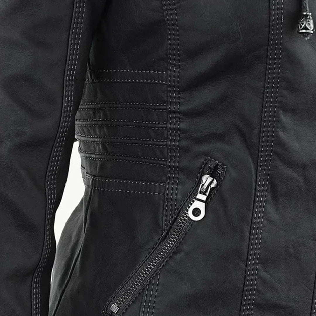 Echoarchiv | Stilvolle Motorradjacke mit Kapuze