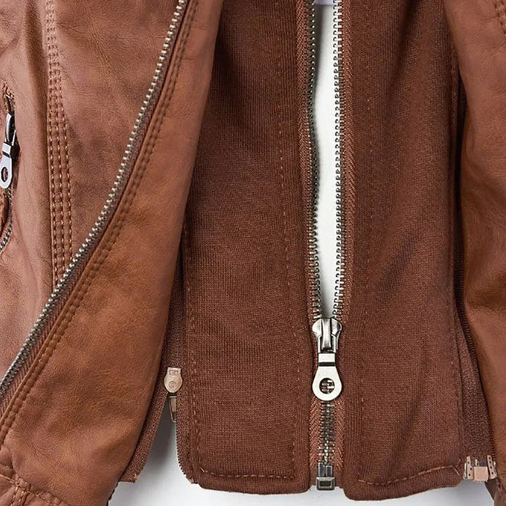 Echoarchiv | Stilvolle Motorradjacke mit Kapuze
