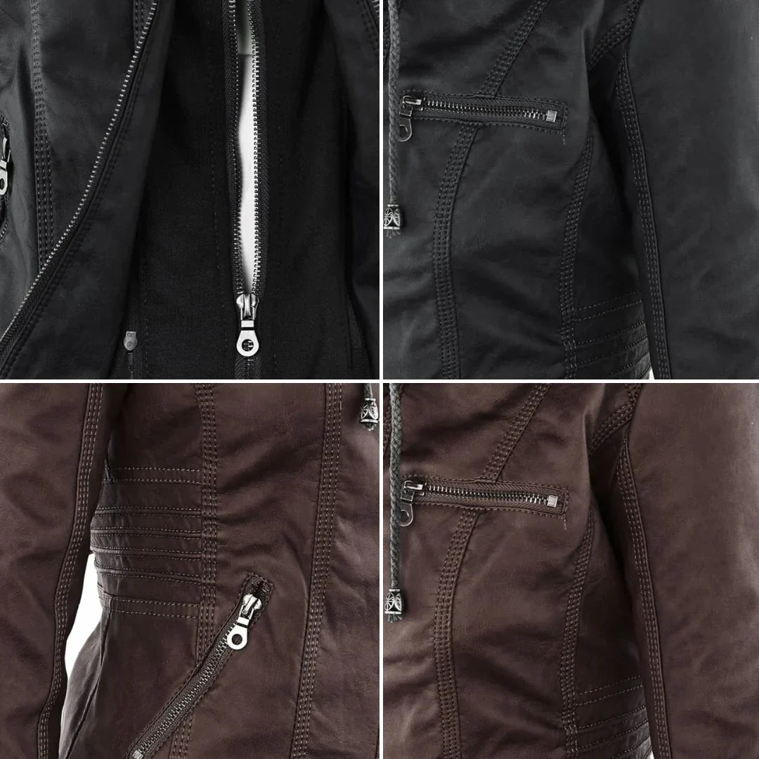 Echoarchiv | Stilvolle Motorradjacke mit Kapuze