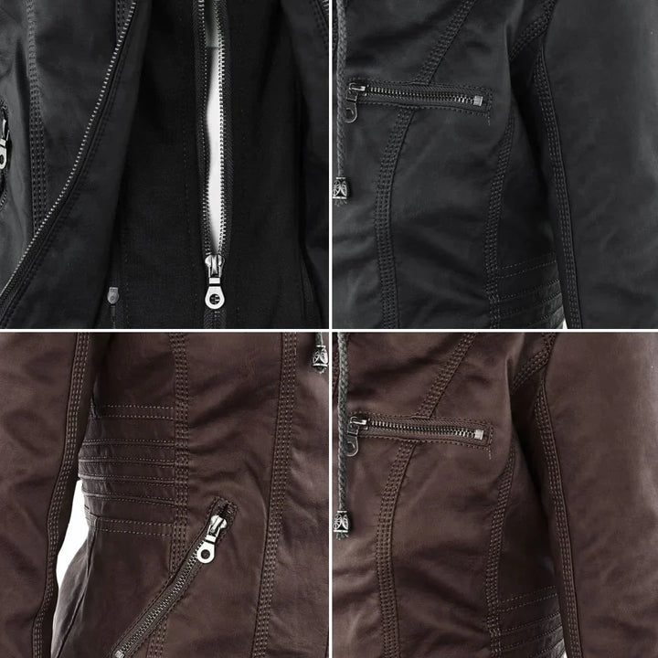Echoarchiv | Stilvolle Motorradjacke mit Kapuze