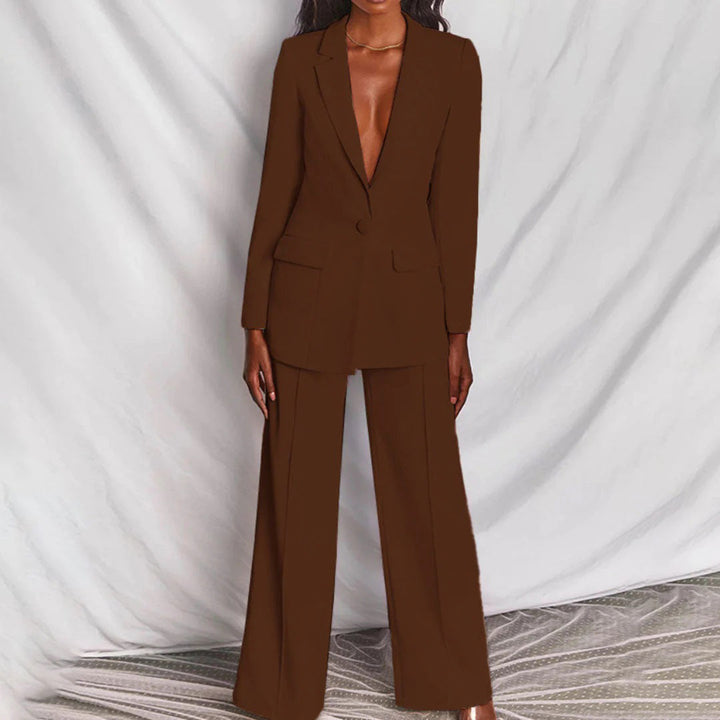 Set Elegantes Blazer und Hose-Set für Damen – Avérine