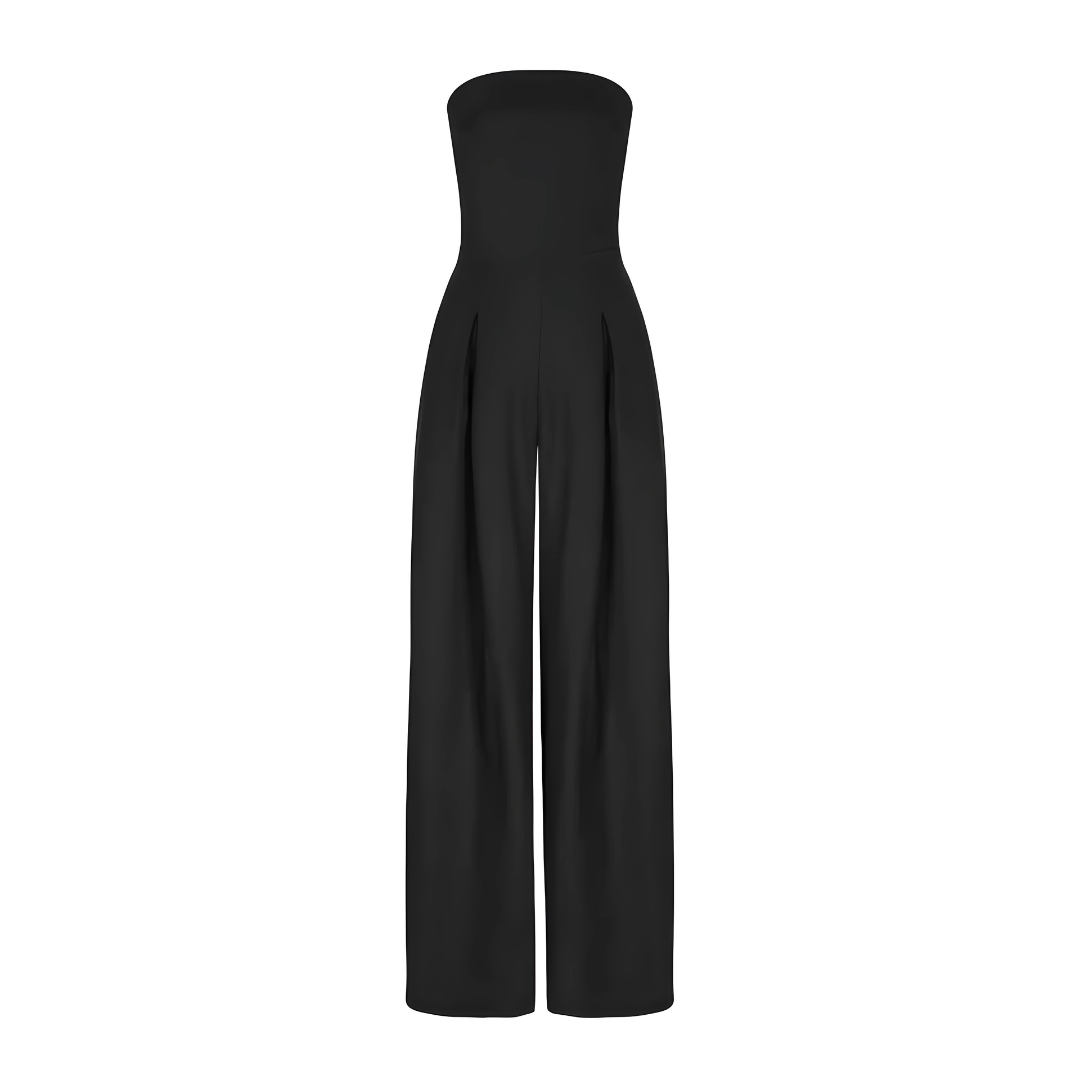Echoarchiv | Stilvolle Strapless Jumpsuit