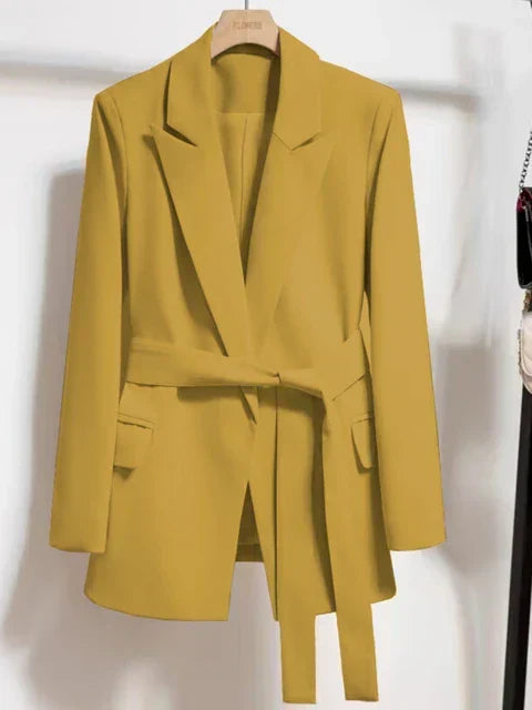 Blazer mit Taillengürtel und Taschen - Emilia – Valéne