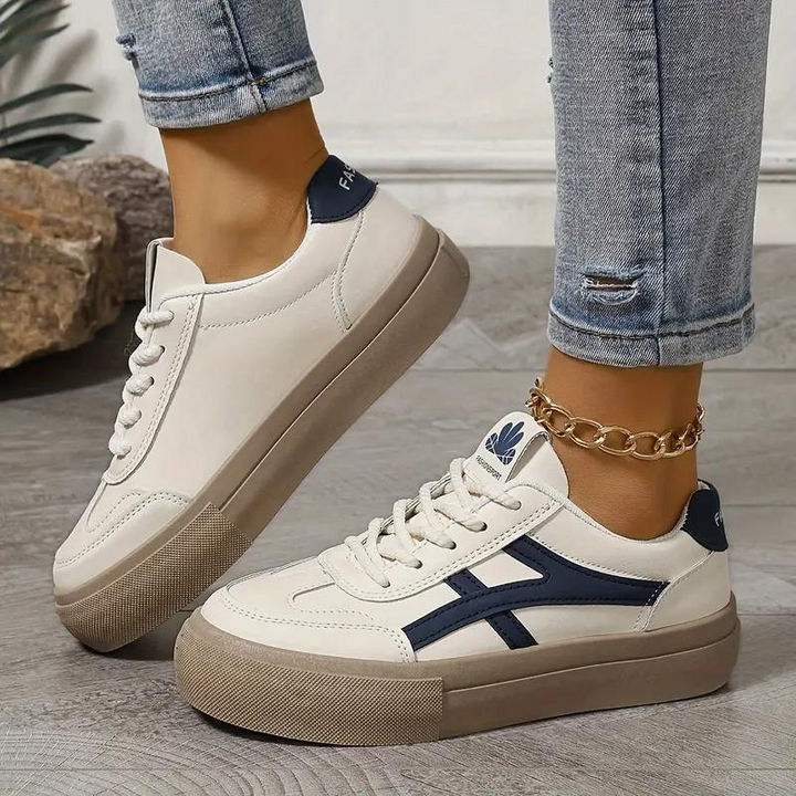 Damen SnEchoarchivkers, Dicke Sohle, Schnürschuhe, Low Top SnEchoarchivkers, Skate Schuhe Echoarchiv