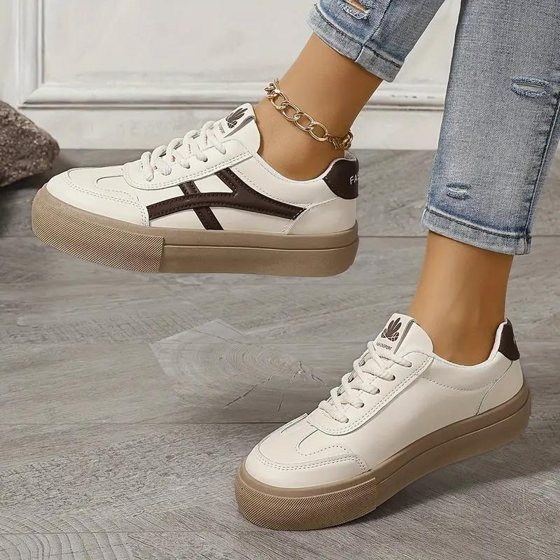 Damen SnEchoarchivkers, Dicke Sohle, Schnürschuhe, Low Top SnEchoarchivkers, Skate Schuhe Echoarchiv