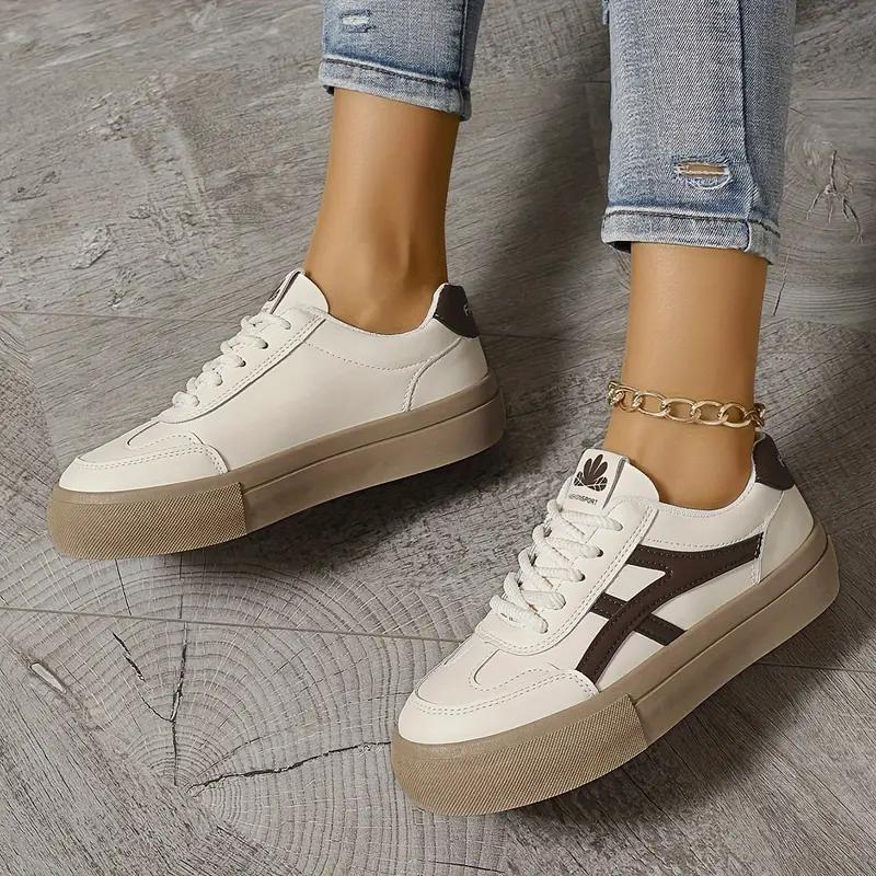 Damen SnEchoarchivkers, Dicke Sohle, Schnürschuhe, Low Top SnEchoarchivkers, Skate Schuhe Echoarchiv