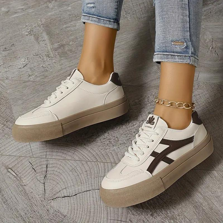 Damen SnEchoarchivkers, Dicke Sohle, Schnürschuhe, Low Top SnEchoarchivkers, Skate Schuhe Echoarchiv
