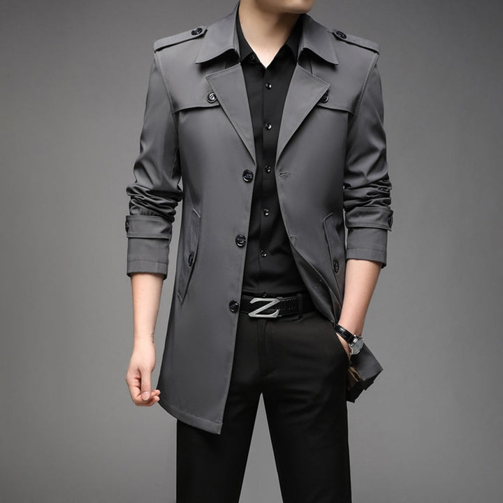 Echoarchiv | Herren Stilvoller Trenchcoat - Wasserdicht & Winddicht