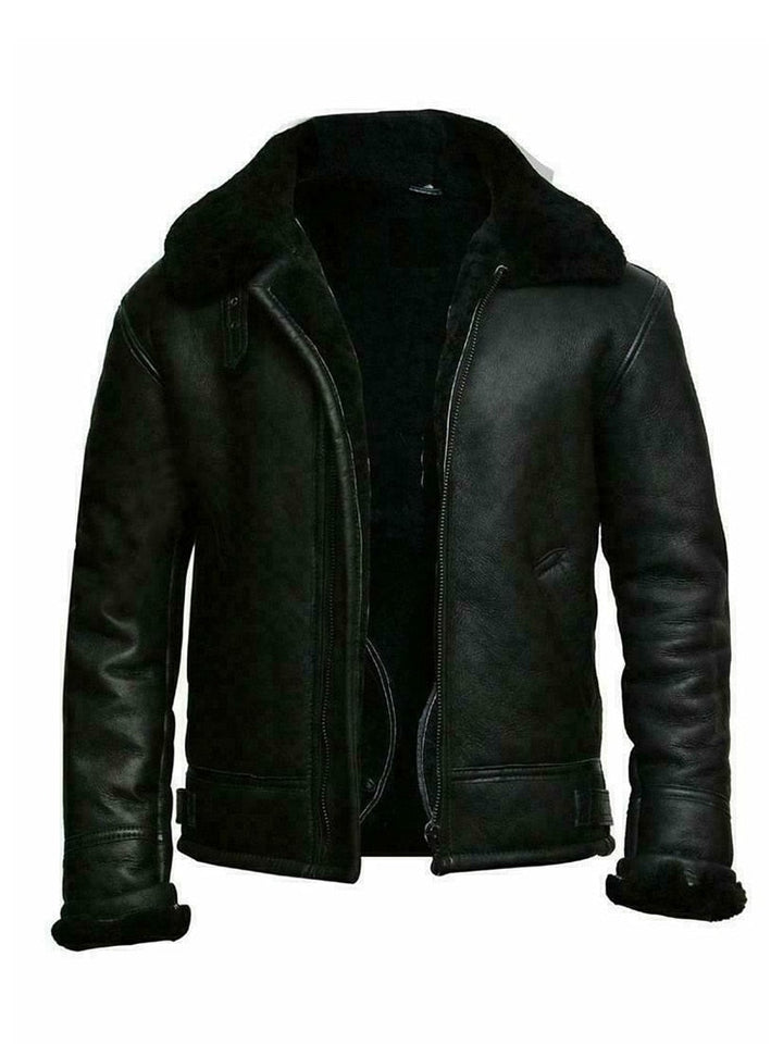 Echoarchiv | Lederlook Slim Fit Kurze Länge Gefüttert mit Teddyfleece
