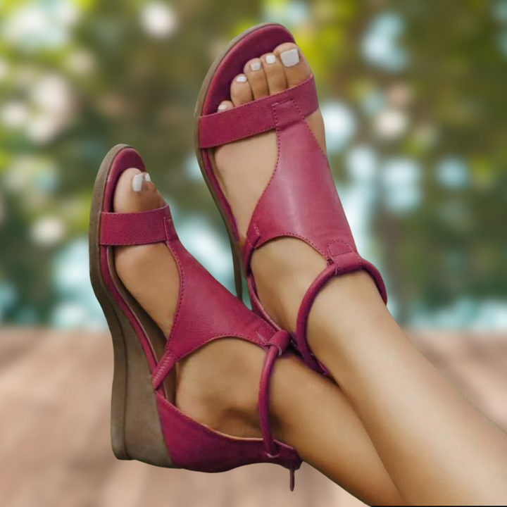 Echoarchiv | Orthopädische sandalen mit Absätzen für Frauen Stilvoll 2024