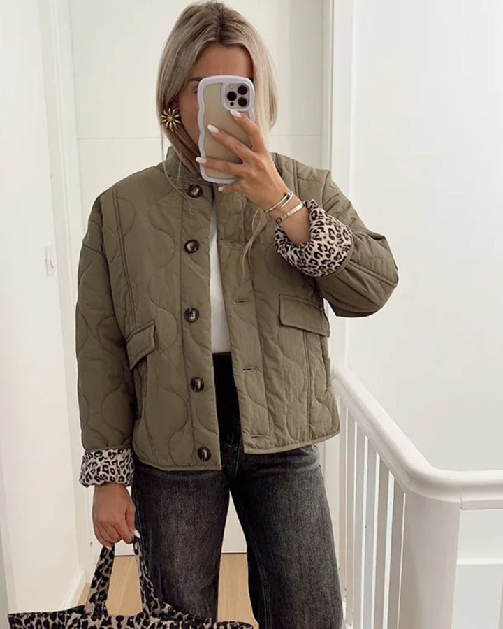 Echoarchiv | Trendy Jacke mit Leopardenfutter