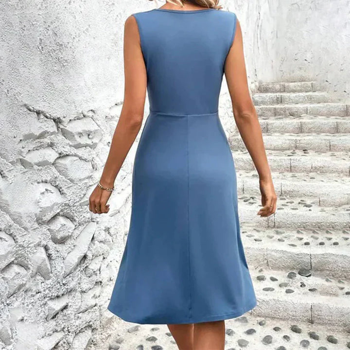 Echoarchiv | Damen Knielanges Sommerkleid Midi