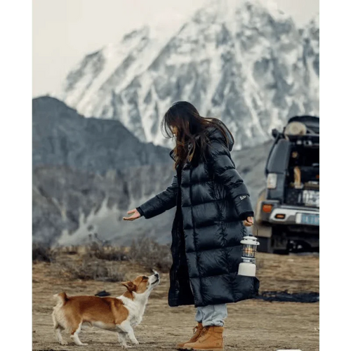 Echoarchiv | Warme, wasserdichte Daunen-Winterjacke für Damen