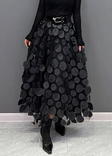 Echoarchiv | Schicker Rock Aus Polka Dot und Tüll Patchwork
