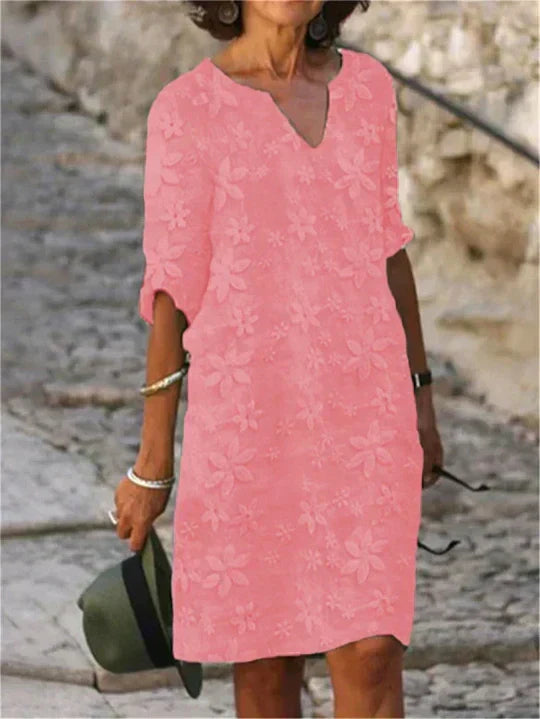 Echoarchiv | Elegantes Midi-Blumenkleid