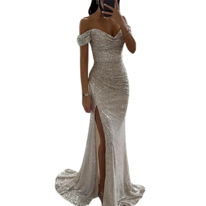 Echoarchiv | Kleid Elegant Off-Shoulder Abendkleid