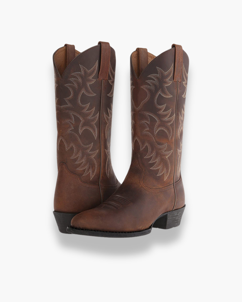 Echoarchiv | Cowboy Boots Damen - Schwarze Western Boots