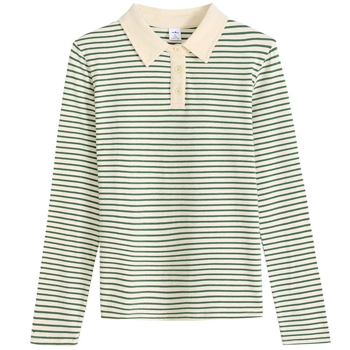 Echoarchiv | Langarm-Poloshirt Damen Aus Baumwolle