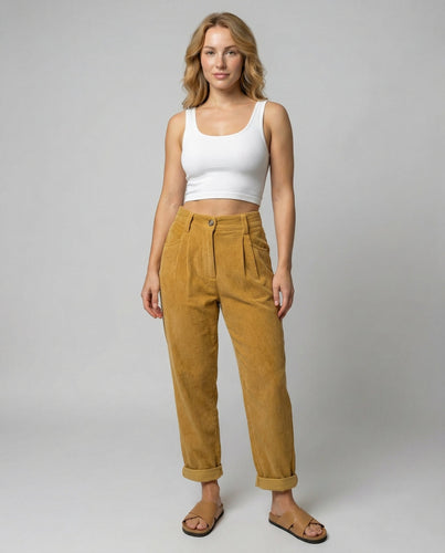 Lässige Komfort Cordhose Damen | Echoarchiv