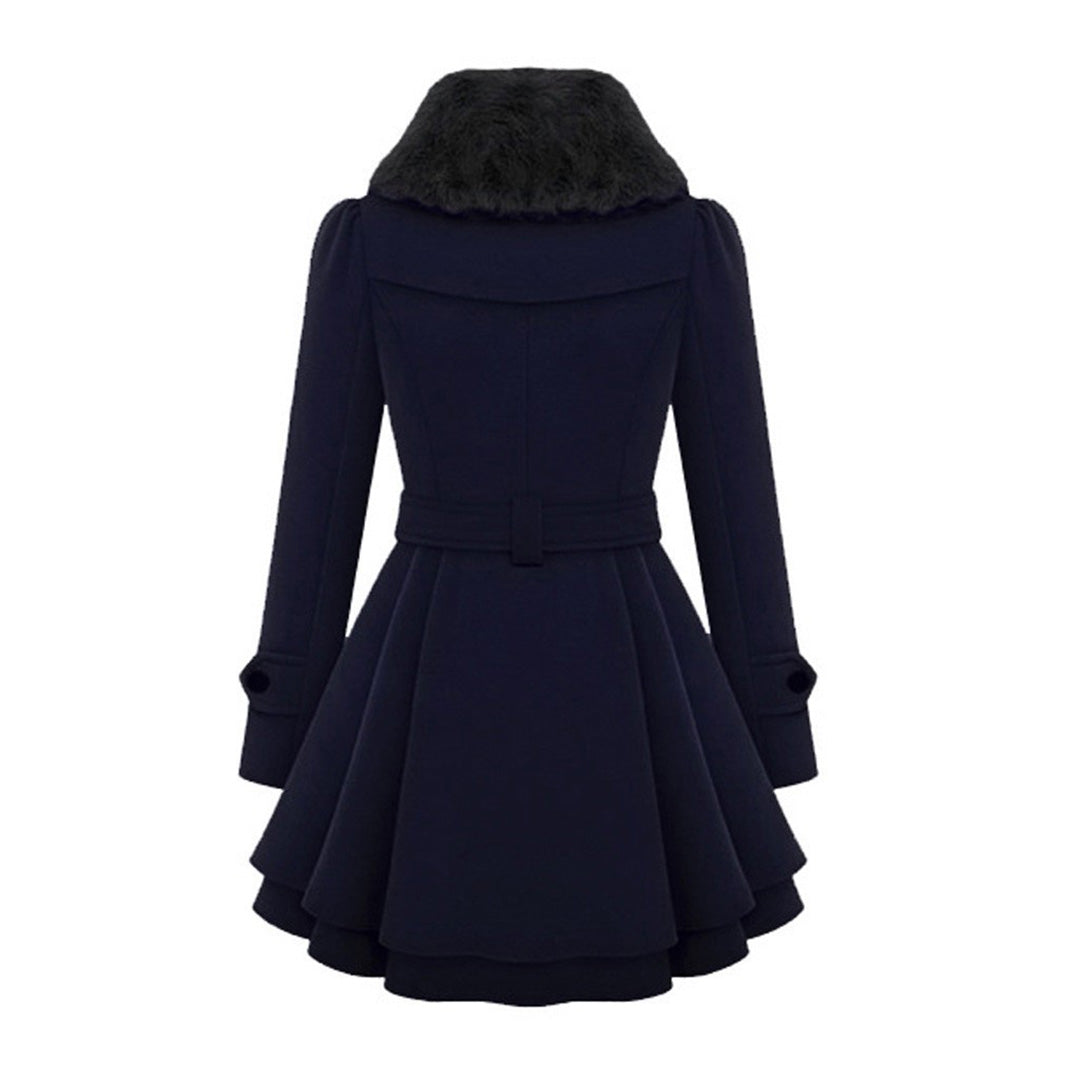 Echoarchiv | Wollmix-Trenchcoat - eleganter langer Wintermantel