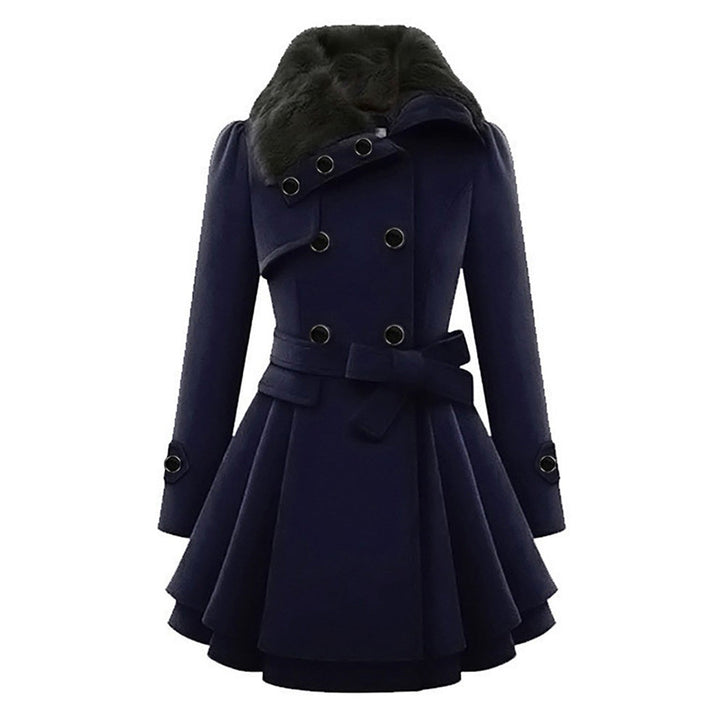 Echoarchiv | Wollmix-Trenchcoat - eleganter langer Wintermantel