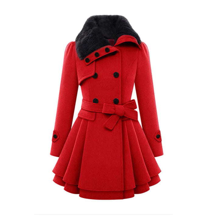 Echoarchiv | Wollmix-Trenchcoat - eleganter langer Wintermantel