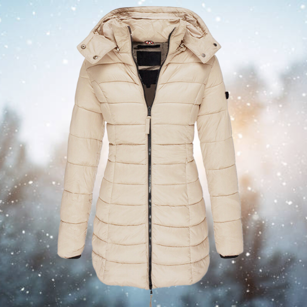 Echoarchiv | Warme und Stilvolle Schwarze Pufferjacke für Damen Bequeme Passform
