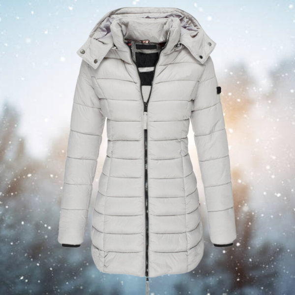 Echoarchiv | Warme und Stilvolle Schwarze Pufferjacke für Damen Bequeme Passform