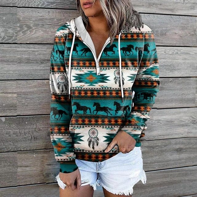 Ethnische Kapuzenpullover – Auréline