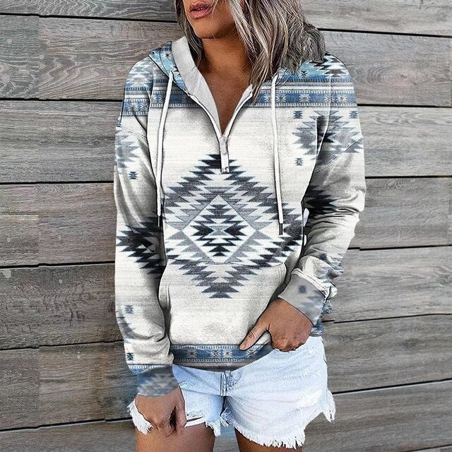 Ethnische Kapuzenpullover