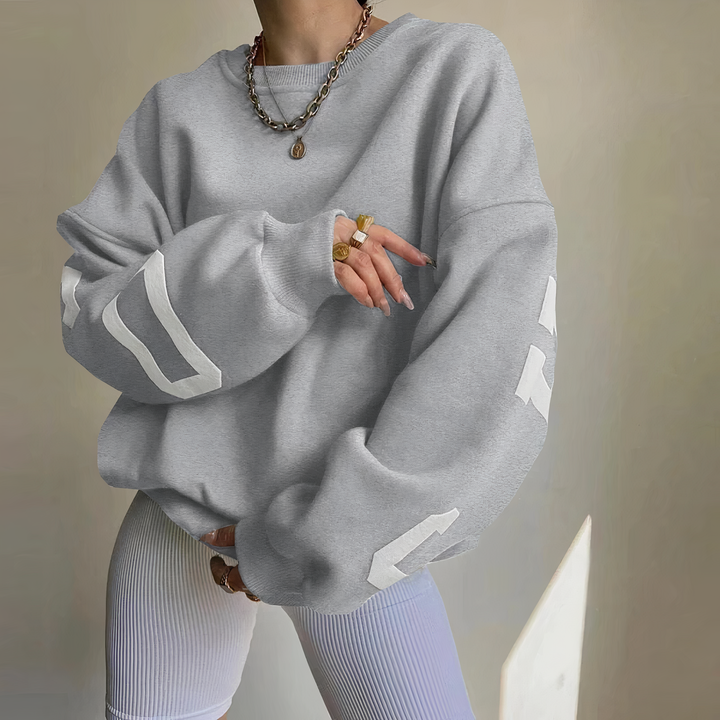 Echoarchiv | Pullover mit Buchstabenaufdruck
