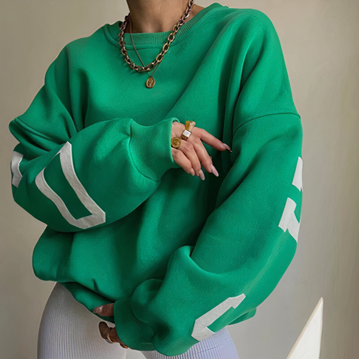 Echoarchiv | Pullover mit Buchstabenaufdruck