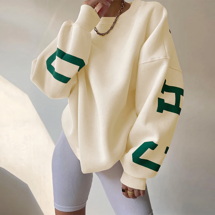 Echoarchiv | Pullover mit Buchstabenaufdruck
